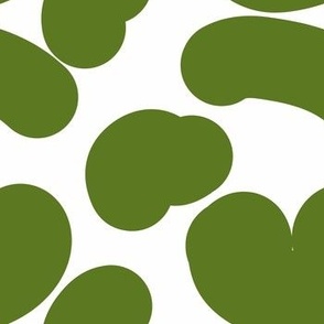 Blobs- sap green