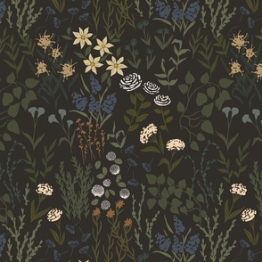 Dark Moody Fabric, Wallpaper and Home Decor | Spoonflower