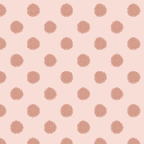 Girly Pink Watercolor Polka Dots