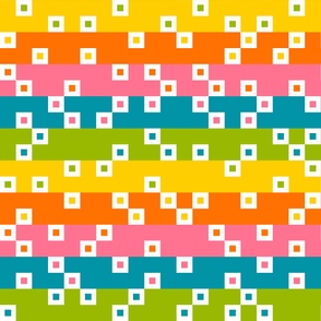 Cheerful-Rainbow-Checks---XL---yellow-green-blue-orange-pink---JUMBO