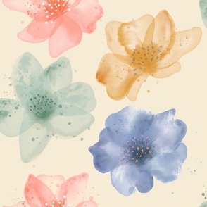 Watercolor flowers