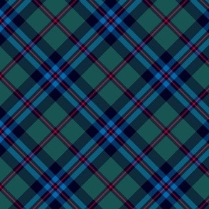 Culloden jacket tartan  #1 from painting, larger black lines, 3" diagonal