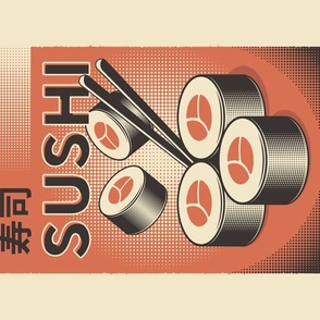 Sushi - Japanese Vintage Food 