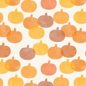 pumpkin patch - fall pumpkins - multi orange - fall themed - LAD22