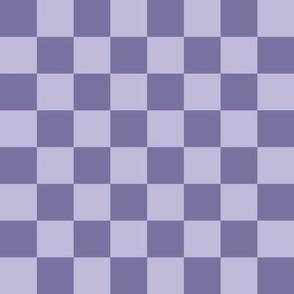 Lavender Checks - medium scale