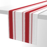 French Ticking in rouge