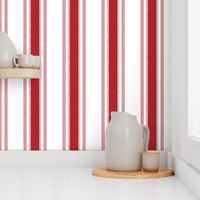 French Ticking in rouge