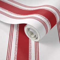 French Ticking in rouge