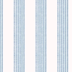 6 stripes in linen BLUE-Mini