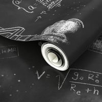 Space Exploration: Chalkboard Formulas for Space Travel, Large by Brittanylane