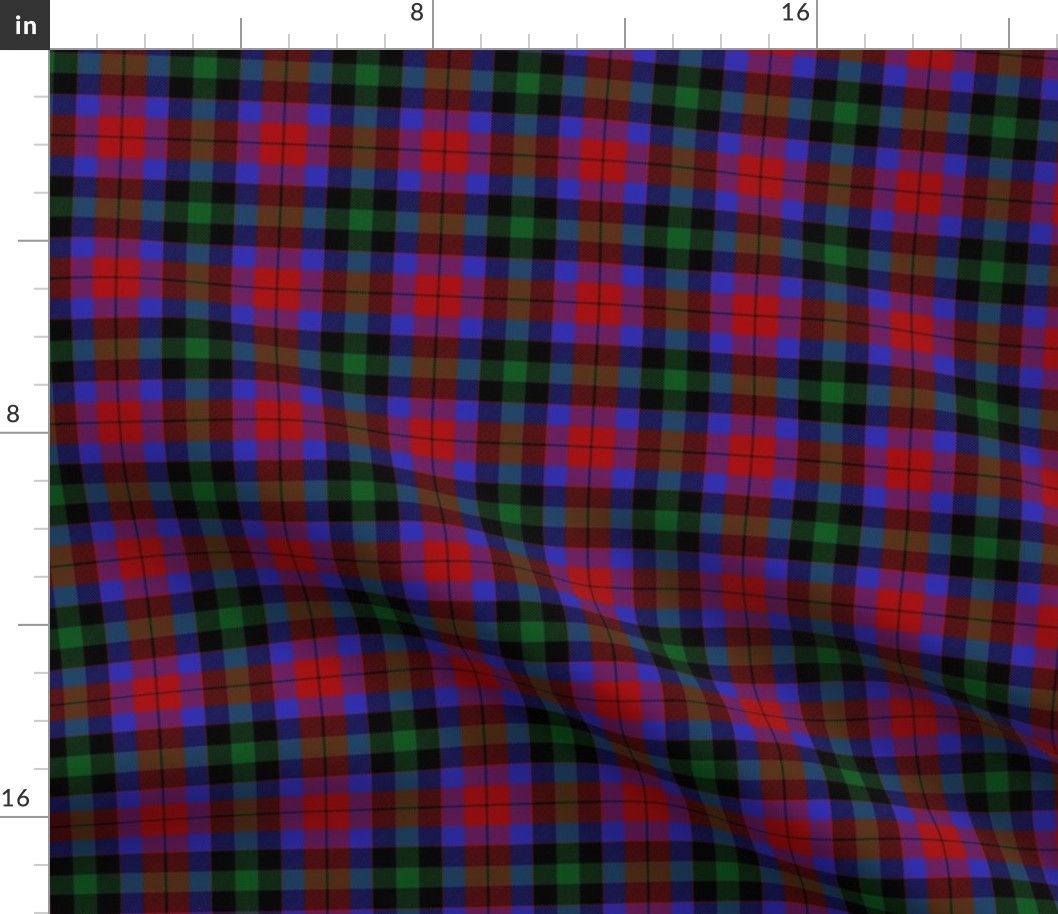 Skene of Cromar tartan, cant version, 3"