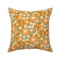 BlueJoy-Studios 70s Floral Orange/Avocado