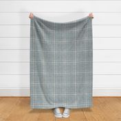 XL Basic plaid - Dusty blue