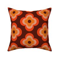 Retro Flower - Brown