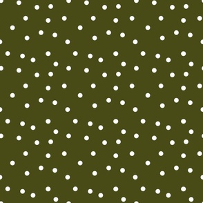 olive polka dot - Angelina Maria Designs