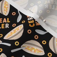 Cereal Killer -  cereal bowls - halloween - LAD22