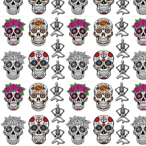 4 Skulls - Day of the Dead