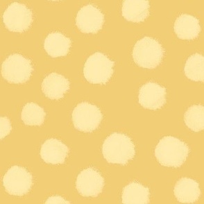 Polka dot LARGE 12x12 - Yellow