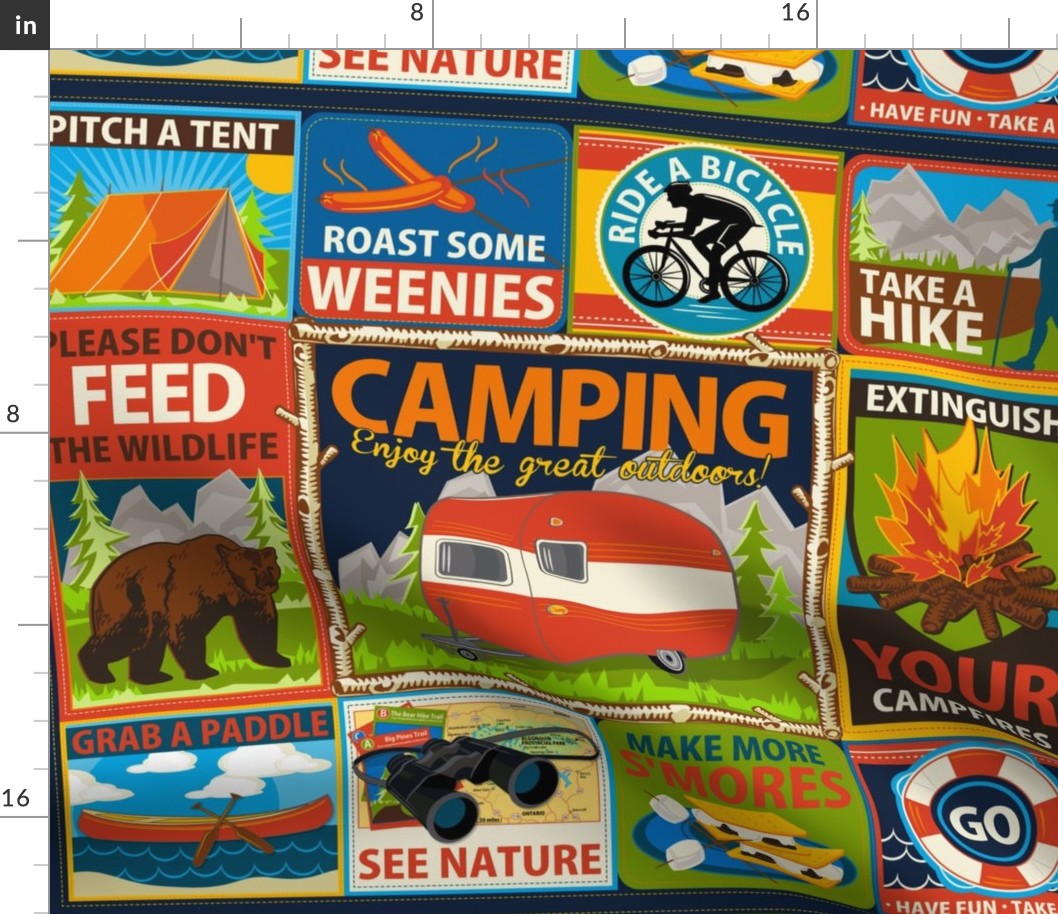 Camping Crests