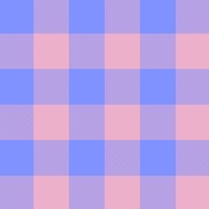 summercolors evening sky gingham, 1" squares 