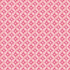 X-small scale • Mid-century modern pink & salmon