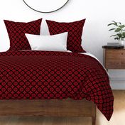 Celtic Damask outlined Red