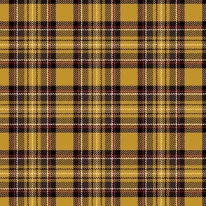 ★ MUSTARD YELLOW TARTAN S ★ Royal Stewart inspired / Small Scale (2.5") / Collection : Plaid ’s not dead – Classic Punk Prints 