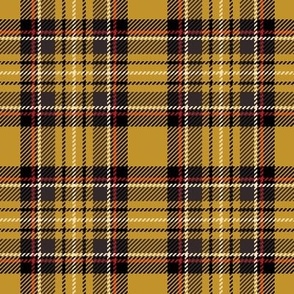 ★ MUSTARD YELLOW TARTAN L ★ Royal Stewart inspired / Large Scale (4" on fabric, 6" on wallpaper) / Collection : Plaid ’s not dead – Classic Punk Prints 