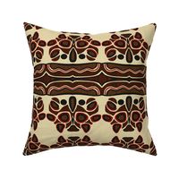 Picasso Bug Stripe in Brown and Red