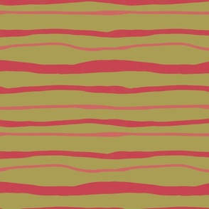 Joyful stripes -pink, green, small