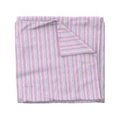 Watercolor Candy Stripes- Pink