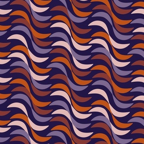 Wave Orange & Purple