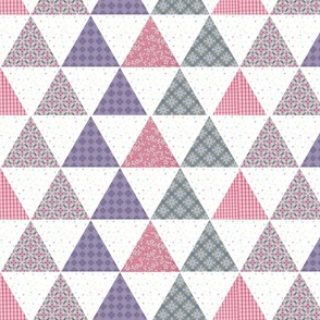 Abstarct Triangles (Cheater Quilt pattern)