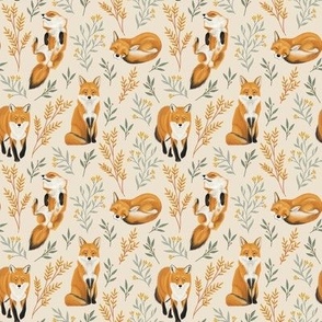 Autumn Foxes - Small