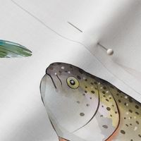 Fish Watercolor Pattern