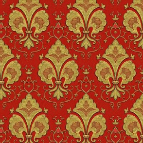 Regal red and gold