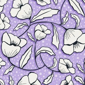 Floral Breeze - Purple Ivory Regular Scale