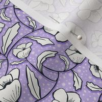 Floral Breeze - Purple Ivory Small Scale