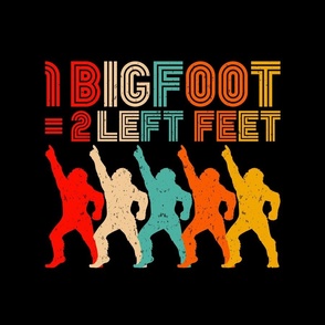 1 Big Foot = 2 Left Feet (18 in Pillow Panel)