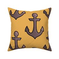 American Traditional Tattoo Anchor