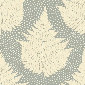 Woodland fern - french grey 
