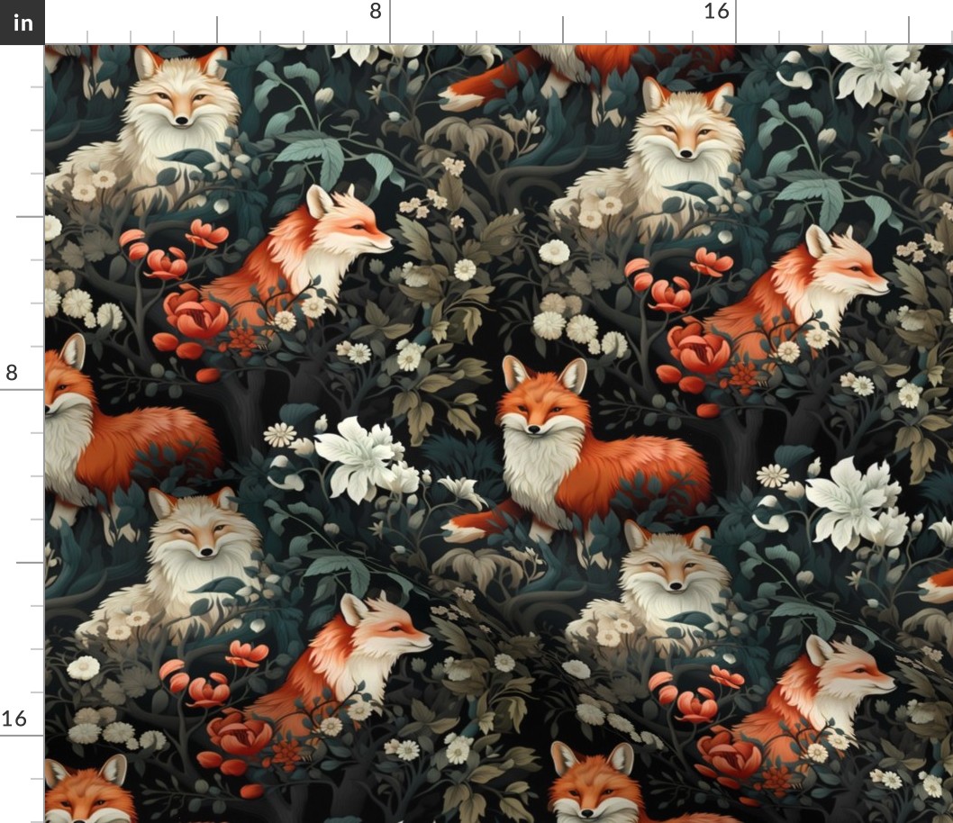 William morris, Fox woodland, French chic,country rustic,floral pattern,roses,retro,antique,shabby chic,classy, elegant,,modern,timeless style,victorian,Victorian roses,Belle Époque,art nouveau era,the gilded age,Spring floral pattern, summer floral patt