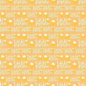 BTS Jimin Lachimolala Pattern Yellow Background