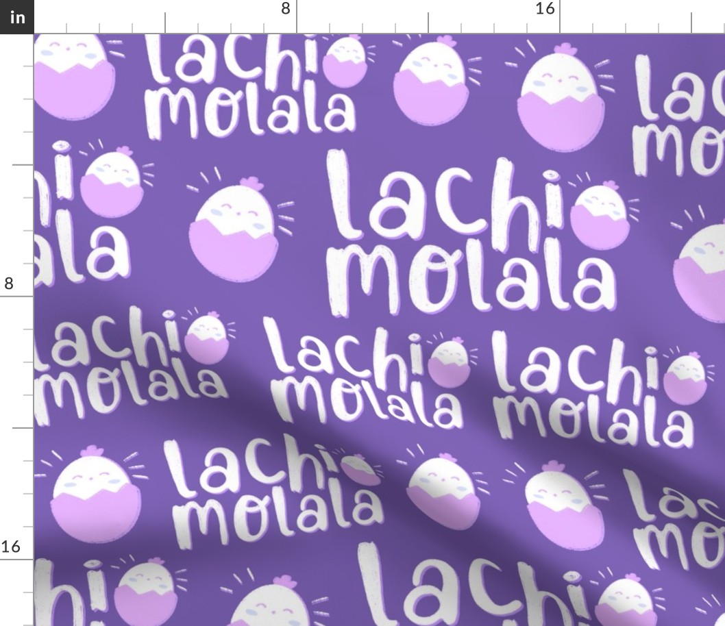 BTS Jimin Lachimolala Pattern Dark Violet Background