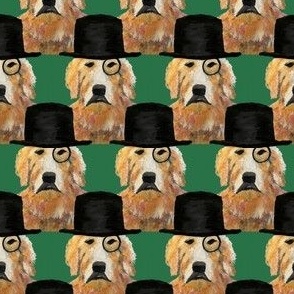 The Professor - a Golden in a Top Hat and Monocle