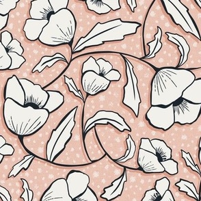 Floral Breeze - Blush Pink Ivory Regular Scale