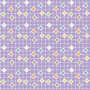 Turtle Shell Blender Geometric on Lavender Small Mosaic