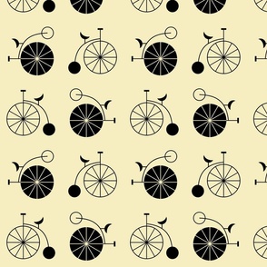 S - circus bicycles - beige