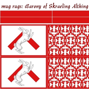 mug rugs: Barony of Skraeling Althing (SCA)