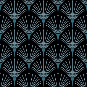 Albertine (teal and black) (small)
